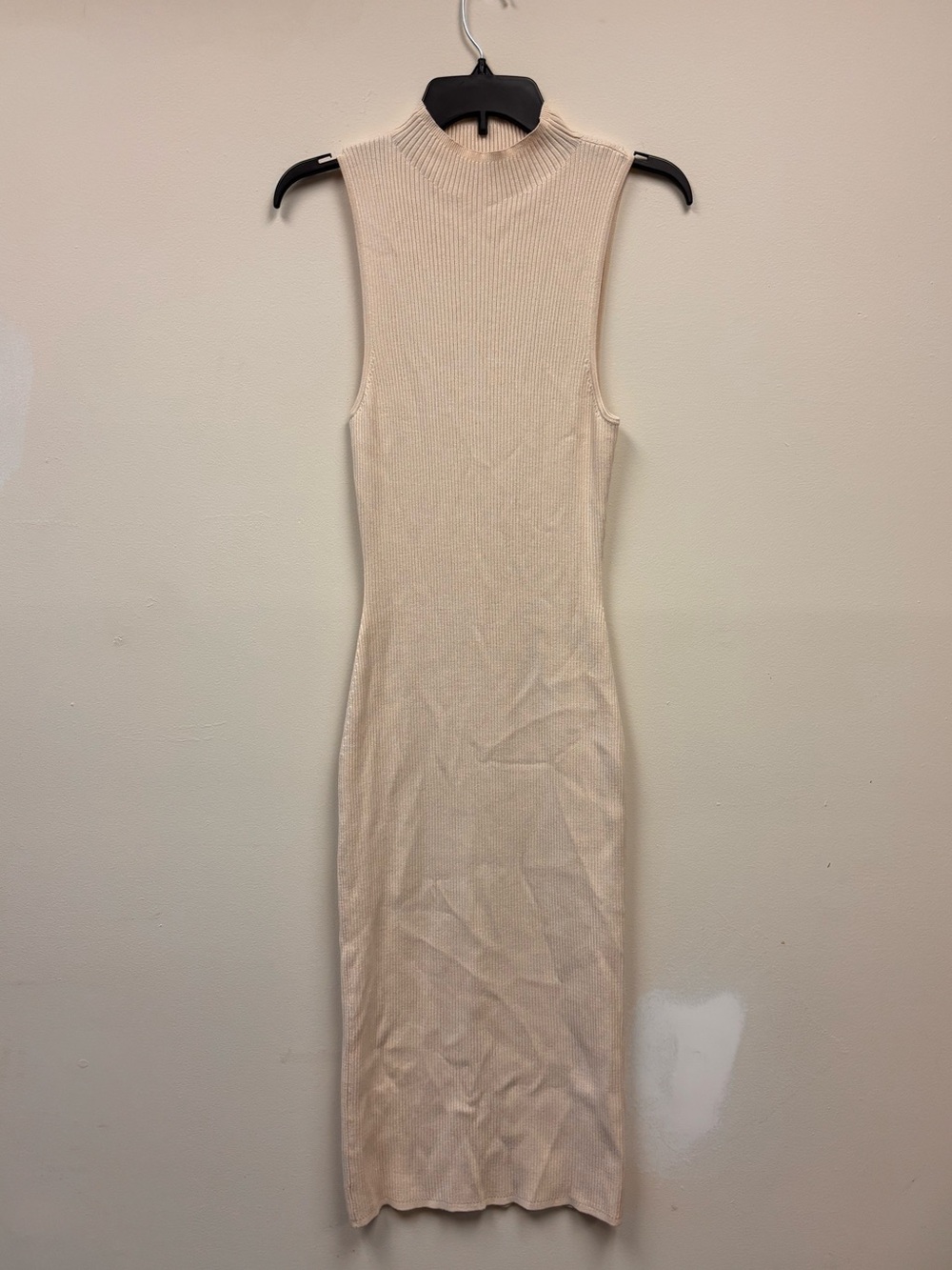 Aritzia Babaton Compose Sleeveless Dress Large NEW ivory cream off white